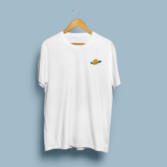 ‘Saturn’ Handmade Embroidered Tee - Picture 3 of 6